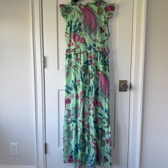 Banjanan Green Maxi Dress - Picture 3 of 5